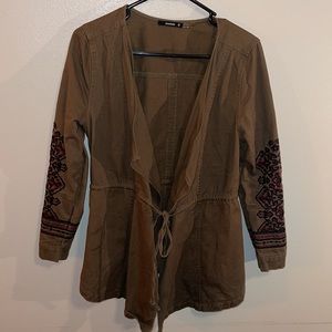 Annabelle Embroidered Cargo Jacket